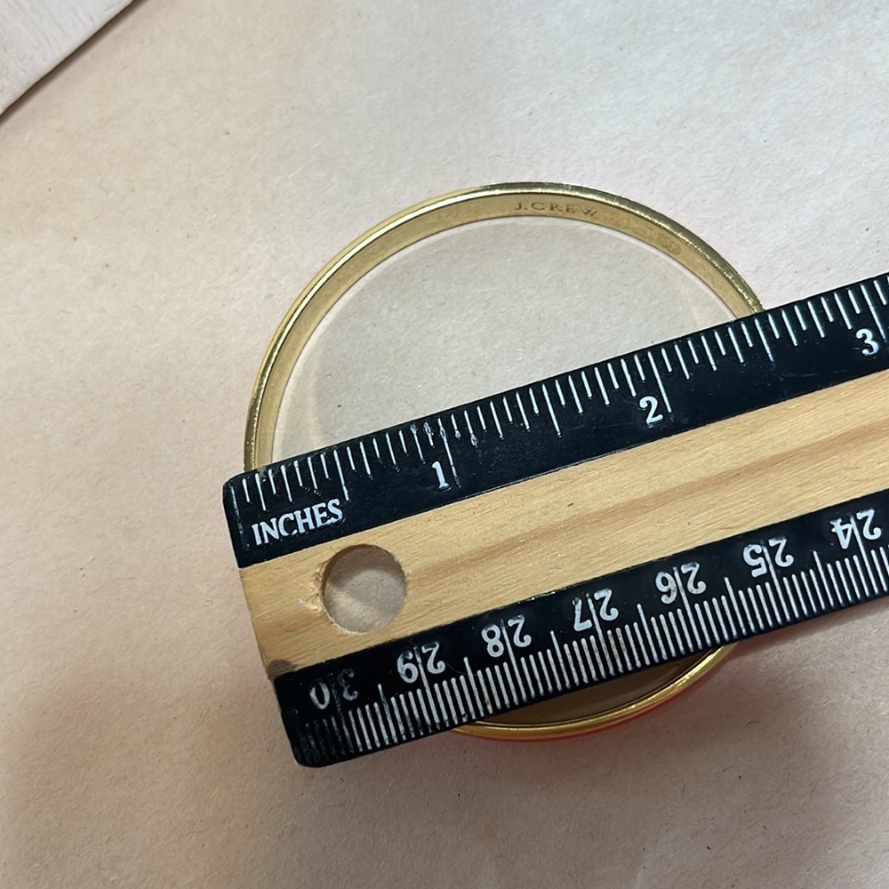 Red and gold J crew bangle bracelet - Picture 4 of 6